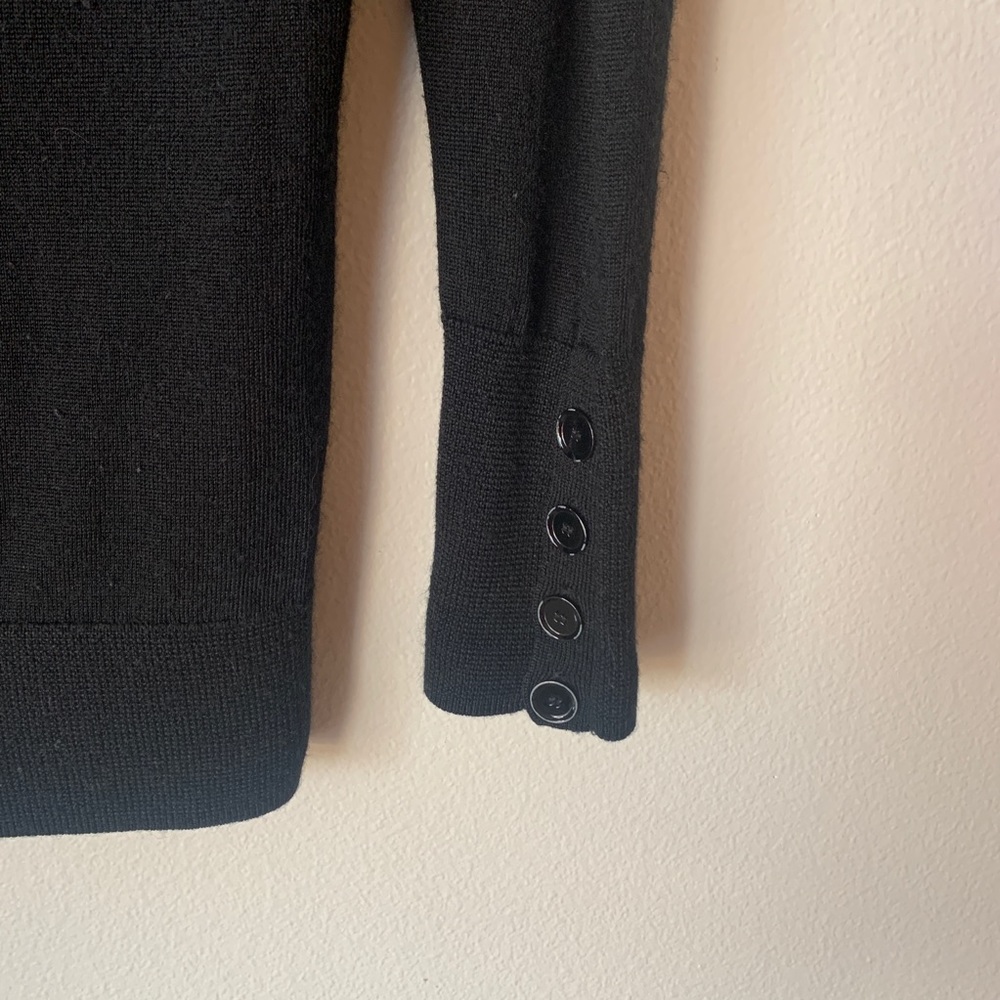 Halogen | Long black cardigan - Picture 3 of 4